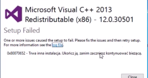 Cara mengatasi Error Code 0x80070652 Saat install Microsoft C