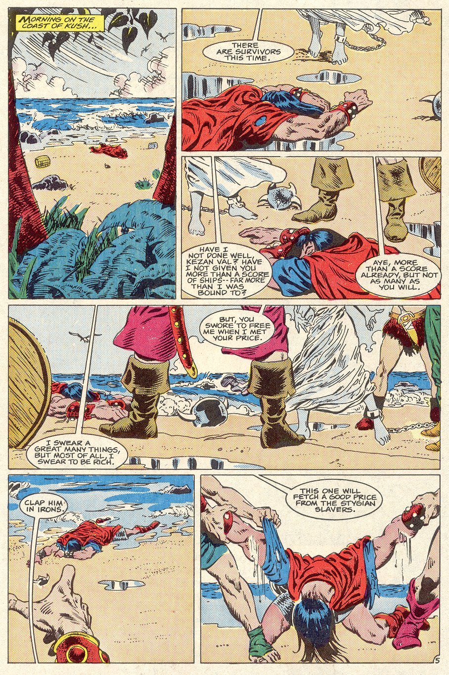 Read online Conan the Barbarian (1970) comic -  Issue #186 - 6