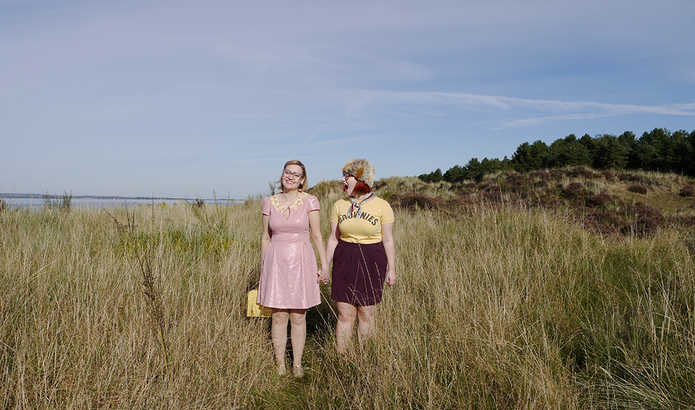 Style inspired by Sam and Suzy from Moonrise Kingdom Moonrise Kingdom, Moonrise Kingdom style, Moonrise Kingdom costumes, Moonrise Kingdom outfits, Wes Anderson inspired outfits, couples costume, blogging duo, Scottish Bloggers, Wardrobe Conversations, cute costume ideas