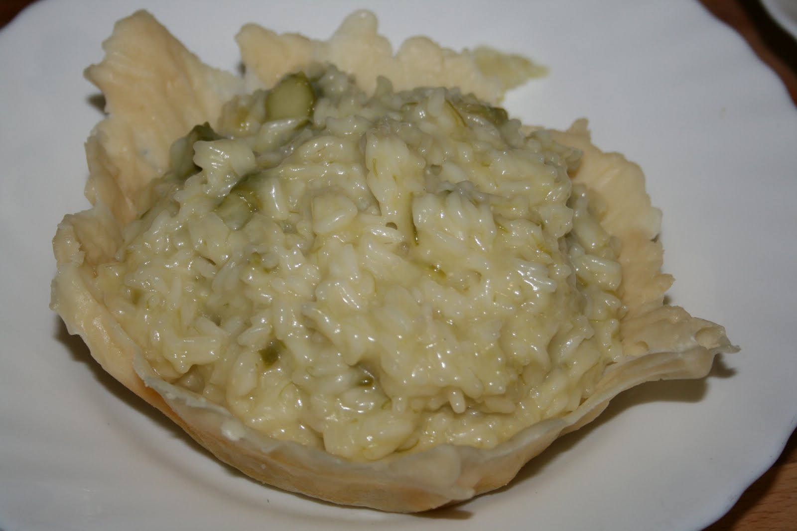 MANGIANDO TUTTO Risotto agli asparagi, mantecato al dolce