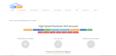 Toturial Membuat Akun VPN Premium Di SkySSH