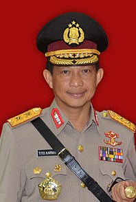 Irjen Pol. Drs. HM Tito Karnavian MA, Ph.D. (wikipedia)
