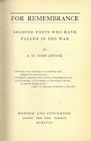 Title page of For Remembrance book
