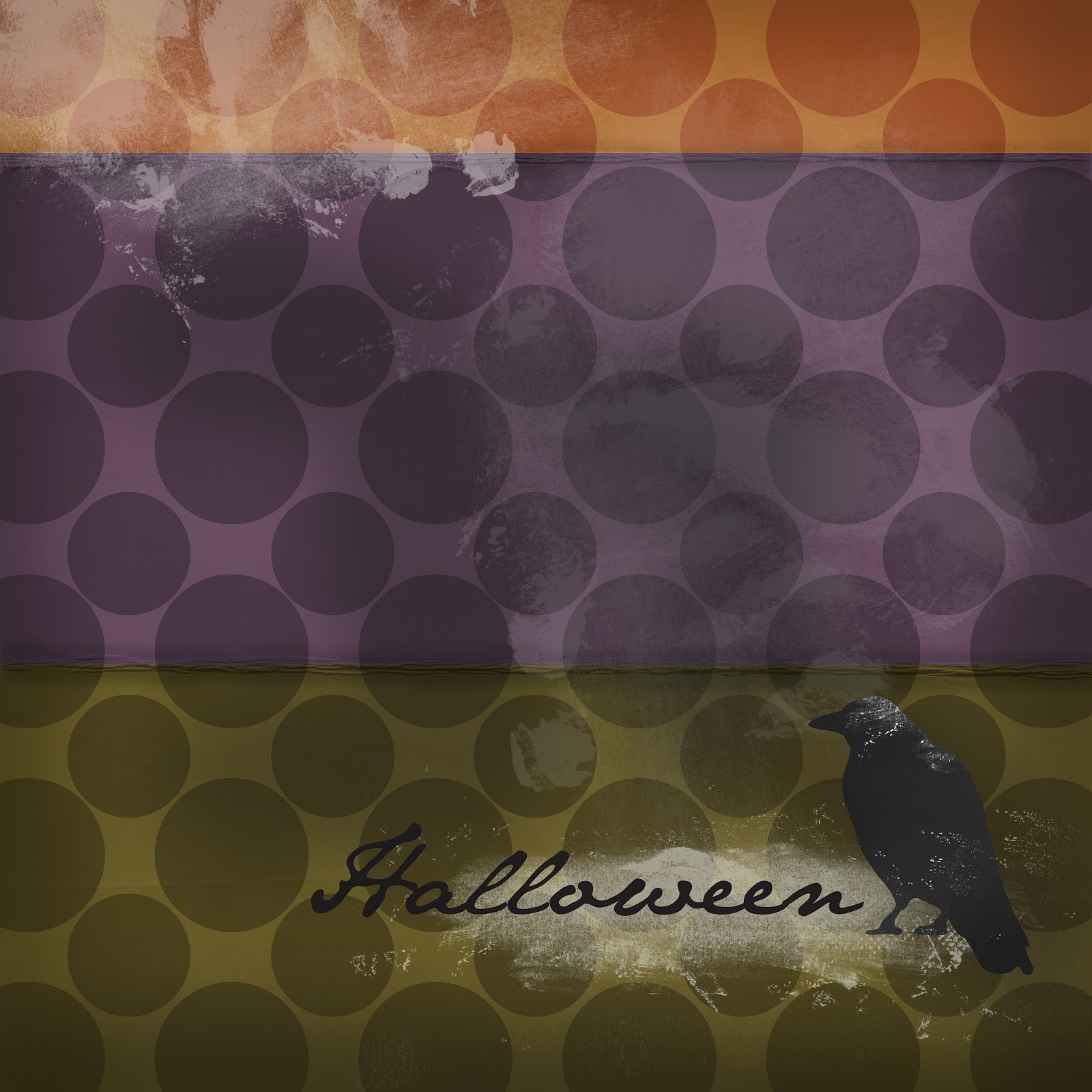 design lass Free Halloween Crow Paper for Digital Scrapbooking