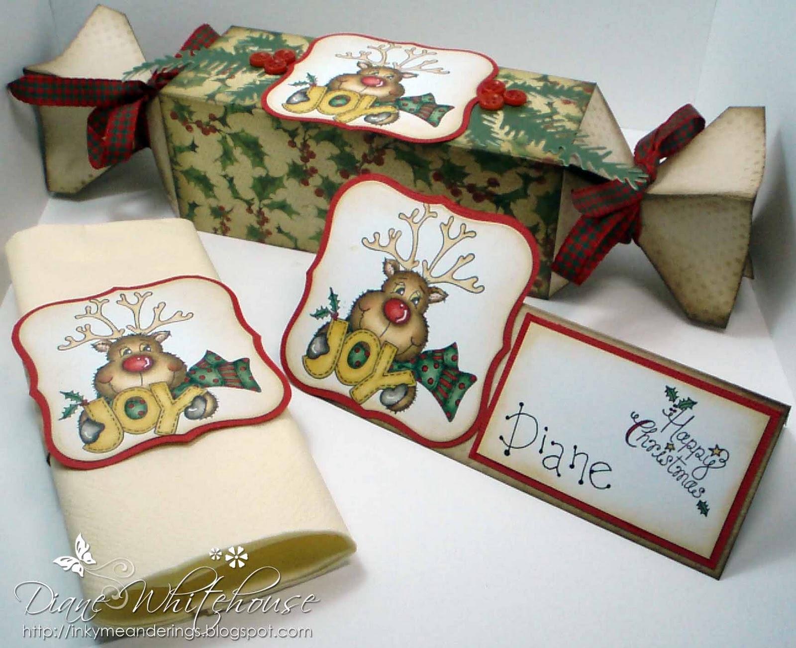 Inky Meanderings: Christmas Place Setting