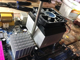 Removing the heat sink