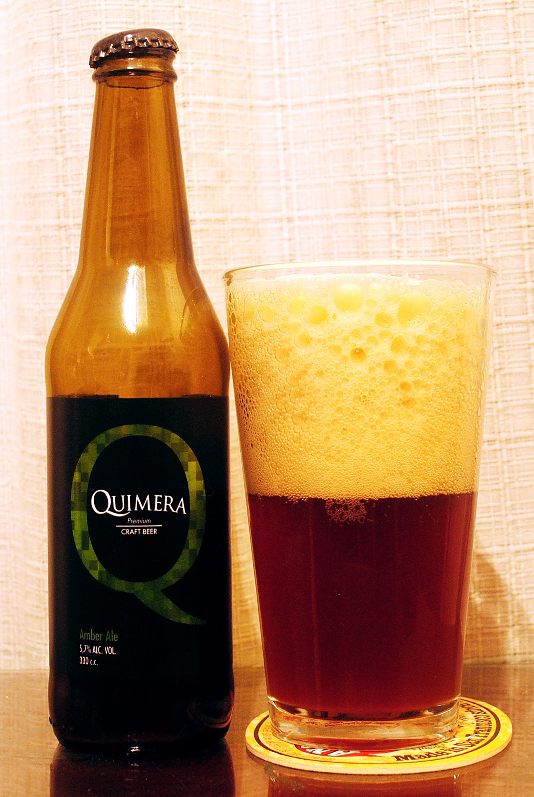 Quimera Amber Ale Chile HeyDudes Salve la Cerveza