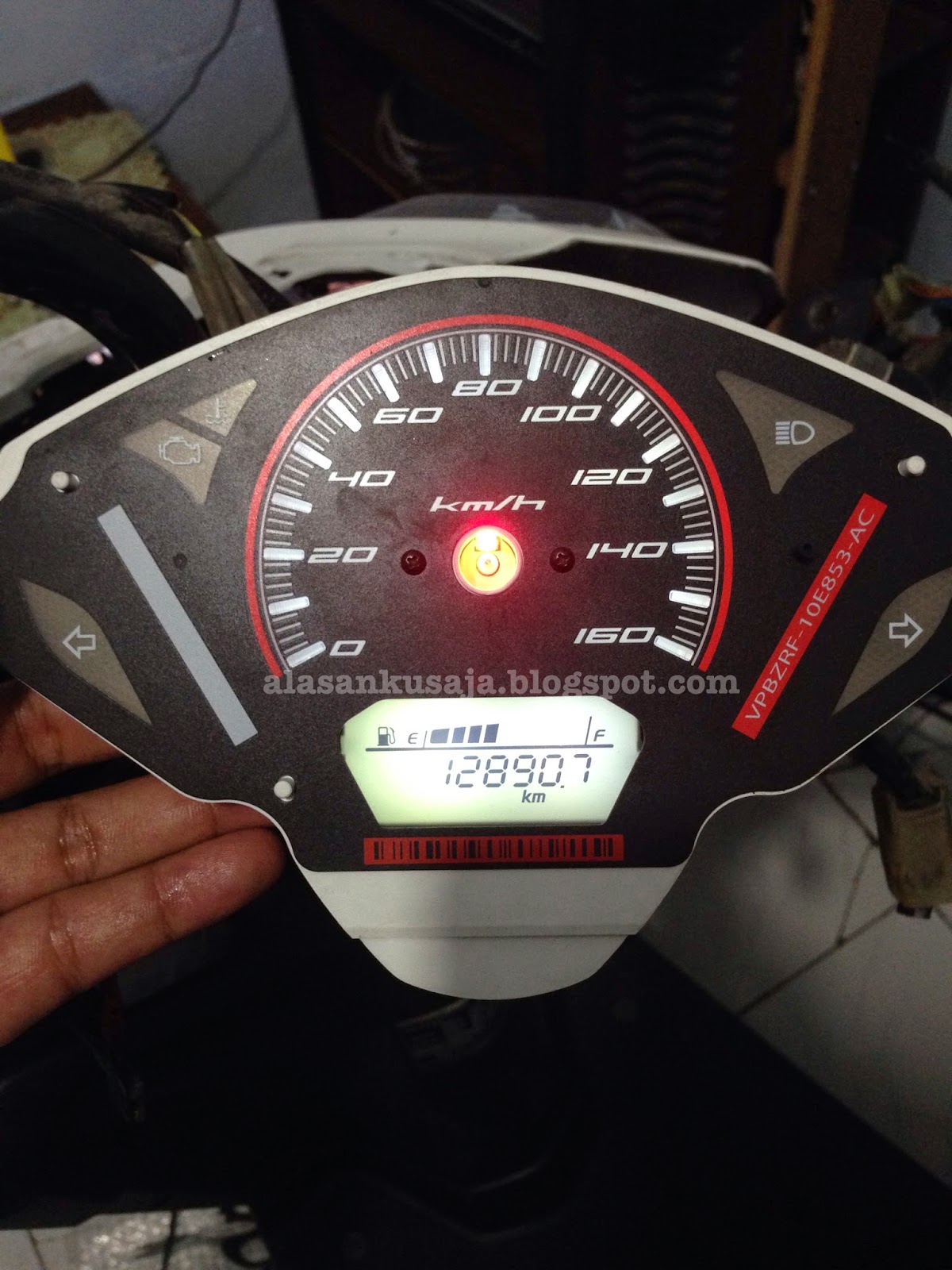 Ganti lampu speedometer vario 125