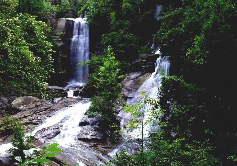 twin falls waterfall near twin falls nc twin falls waterfall near twin falls nc