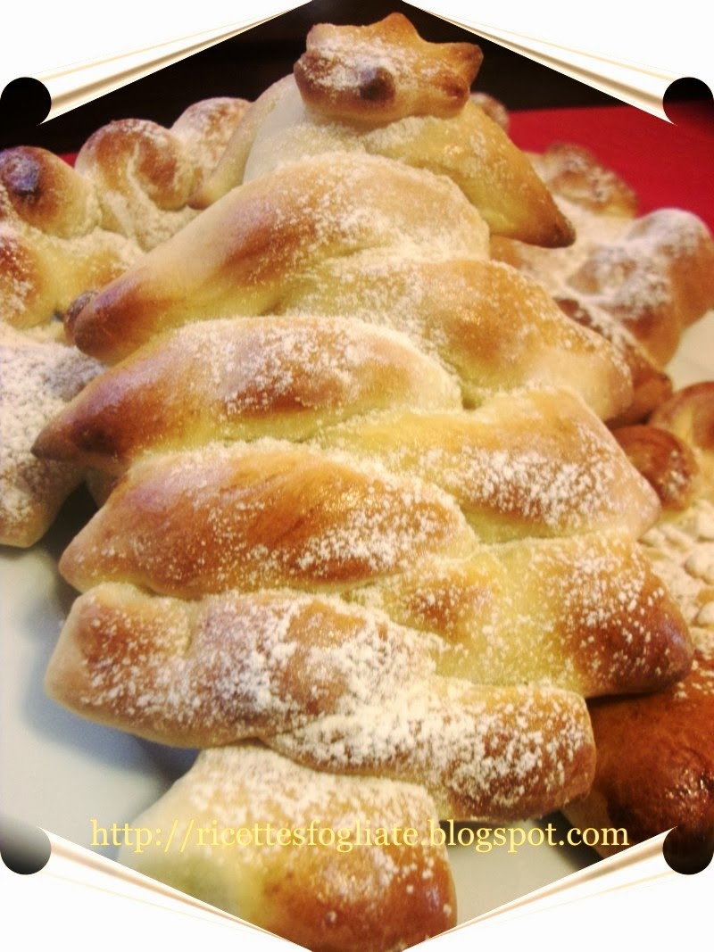 Ricette sfogliate.. BRIOCHE A FORMA DI ALBERELLO