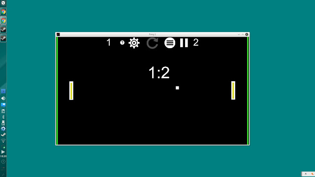 ポン2(Pong2)ボールを交互に打ち合う卓球ゲームです。