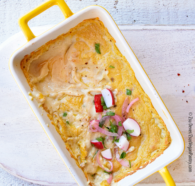 Zsu's Vegan Pantry vegan baked chèvre cheese dip