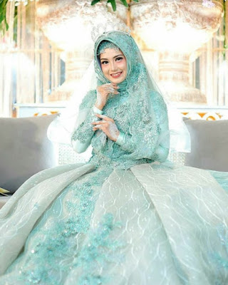 model hijab pengantin simple terbaru