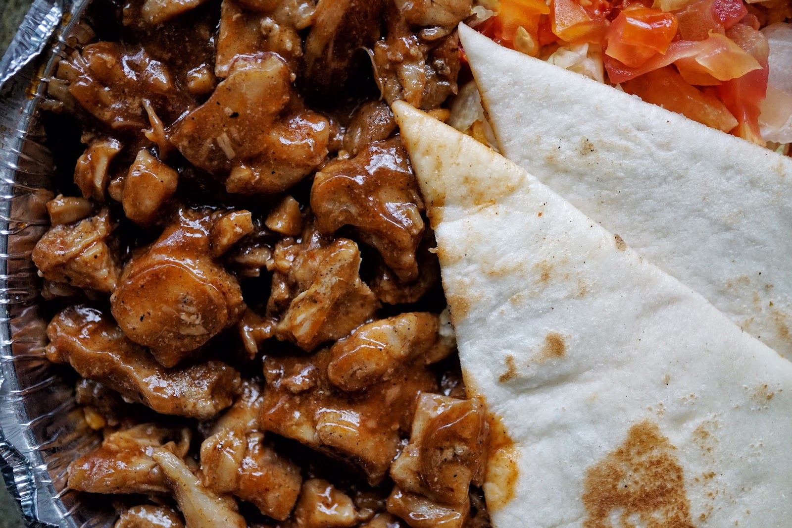 What Mary Loves First Bite The Halal Guys' Spicy Chicken BBQ