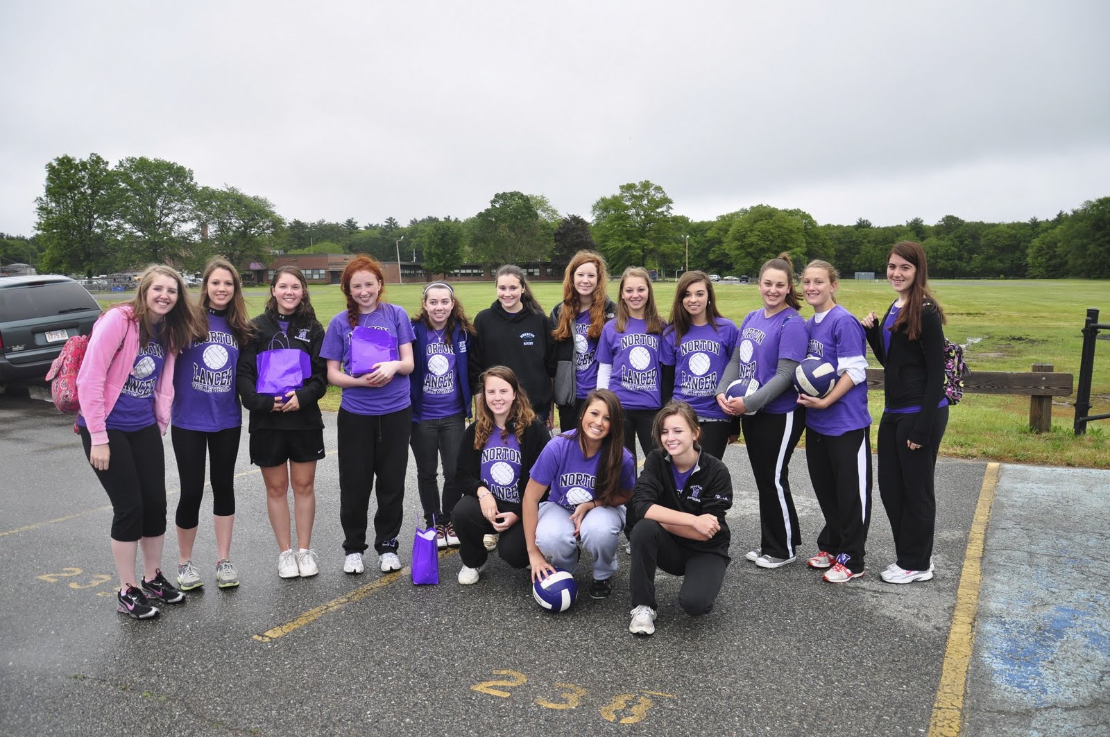NHS Volleyball Norton 300 Parade