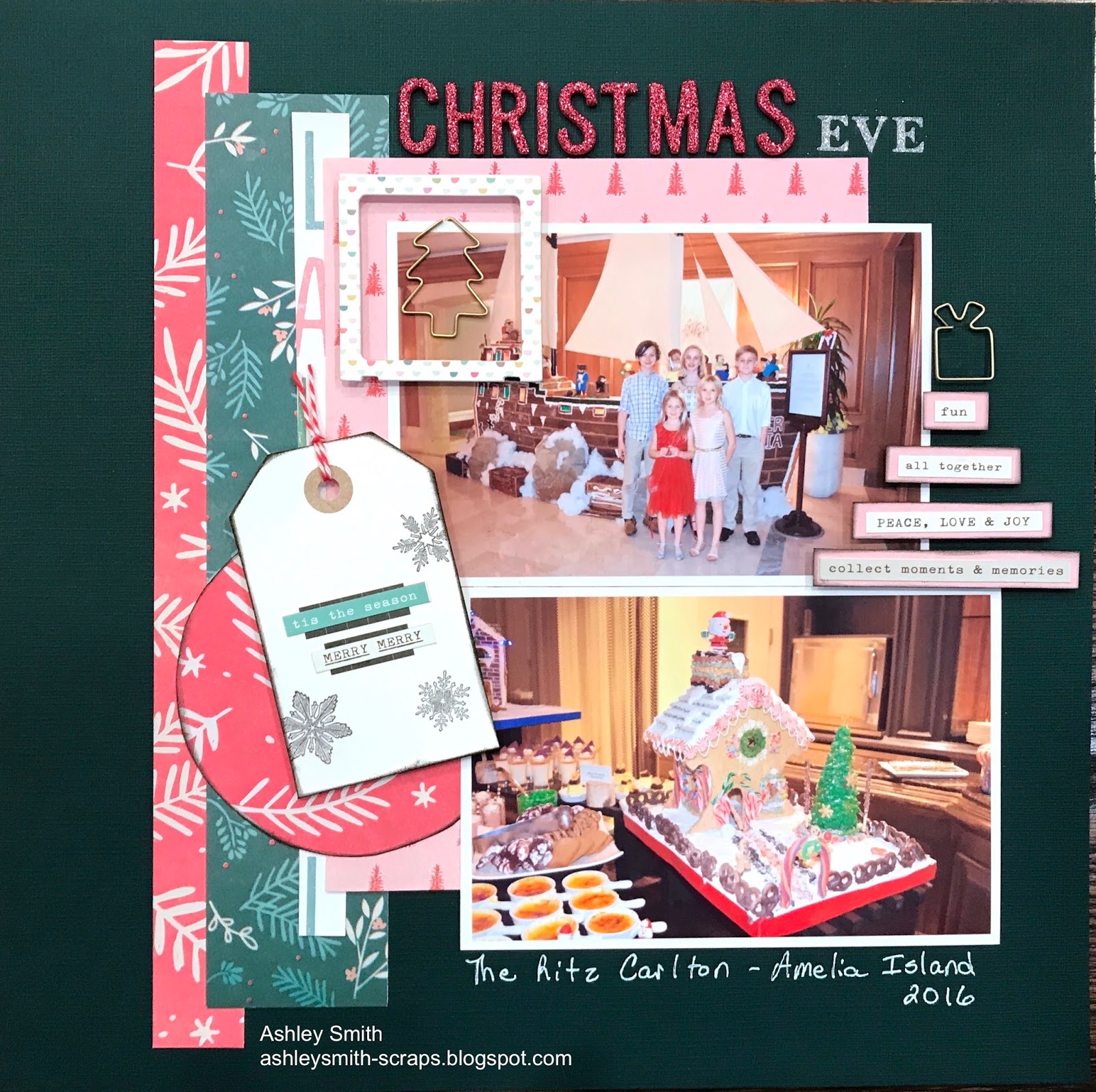 Ashley's Scrapbooking Christmas Eve The ScrapRoom Kit Club