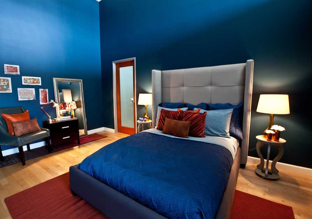 55 Dekorasi Kamar Tidur Sederhana Warna Cat Biru Minimalis Klasik Dan Modern Desainrumahnya Com