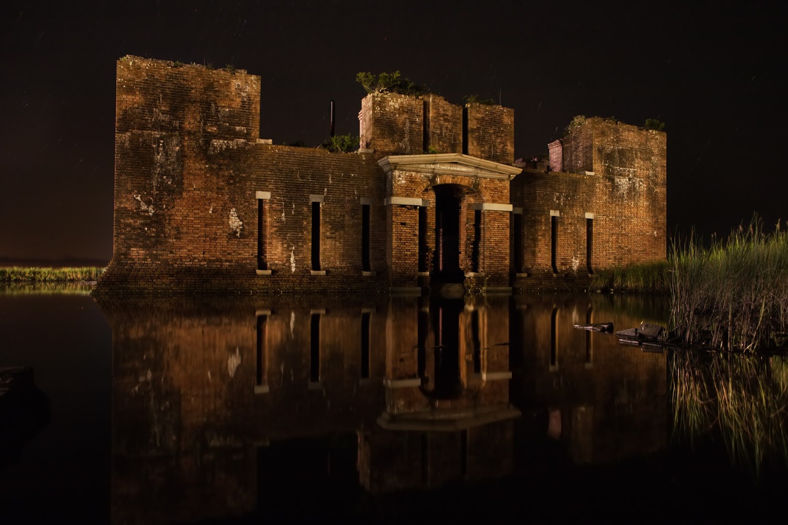 Bayous and Swamps of Louisiana Beauregard Fort Proctor Ruins at