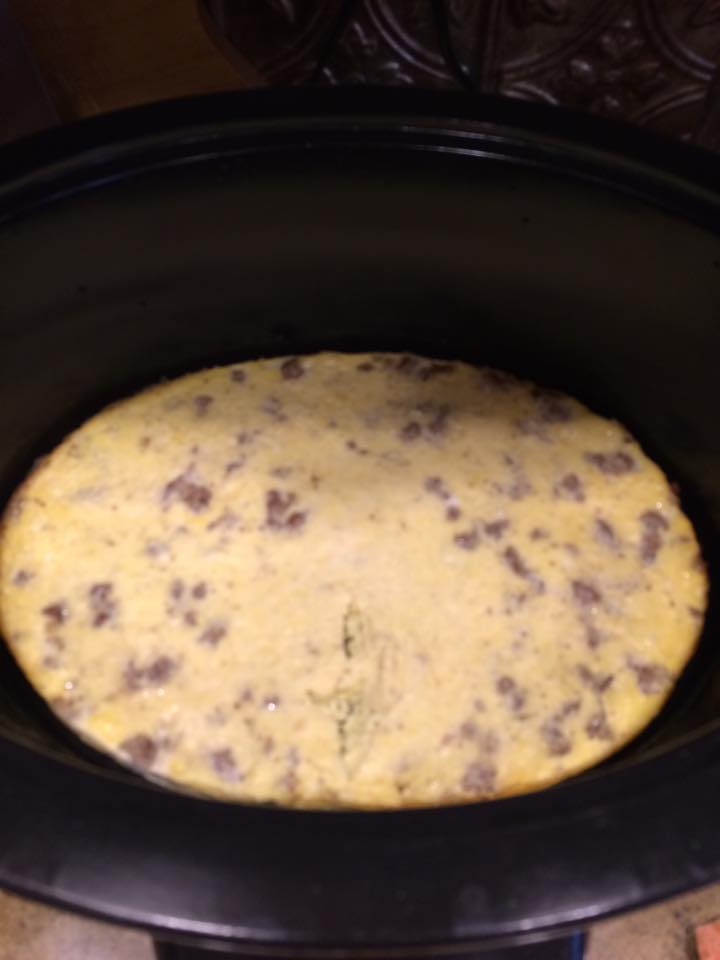 Anastasia's FixNation Egg and Breakfast Sausage in the crock pot
