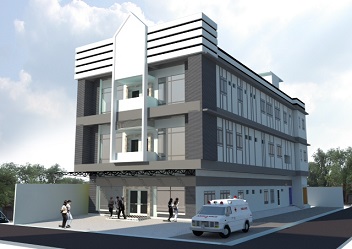 Jasa Gambar Desain Rancang Bangun Rumah Sakit Hospital , 3D Klinik