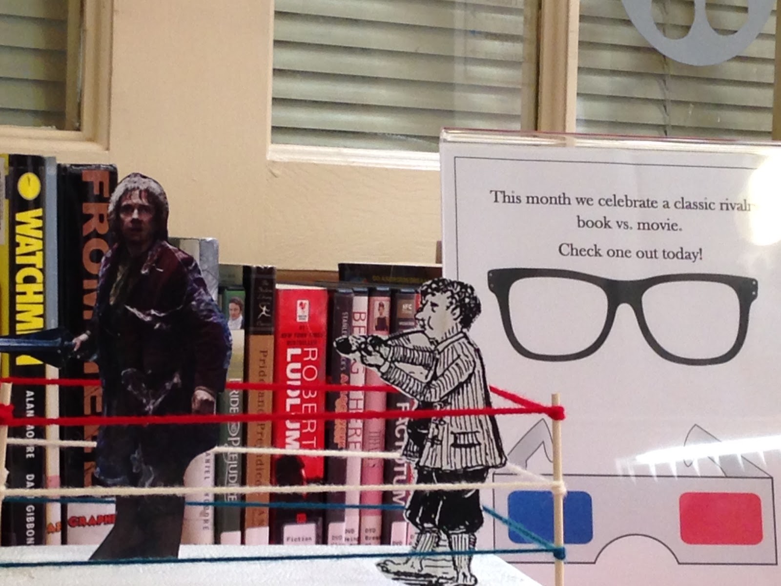 Icarus... the Santa Fe Public Library Blog Books vs. Movies Display at Main