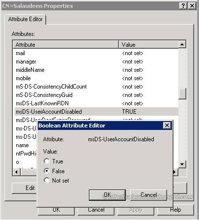Enable msDS-UserAccountDisabled attribute Enable msDS-UserAccountDisabled attribute