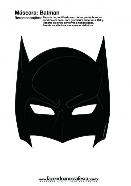 Batman Free Printable Mask. - Oh My Fiesta! for Geeks