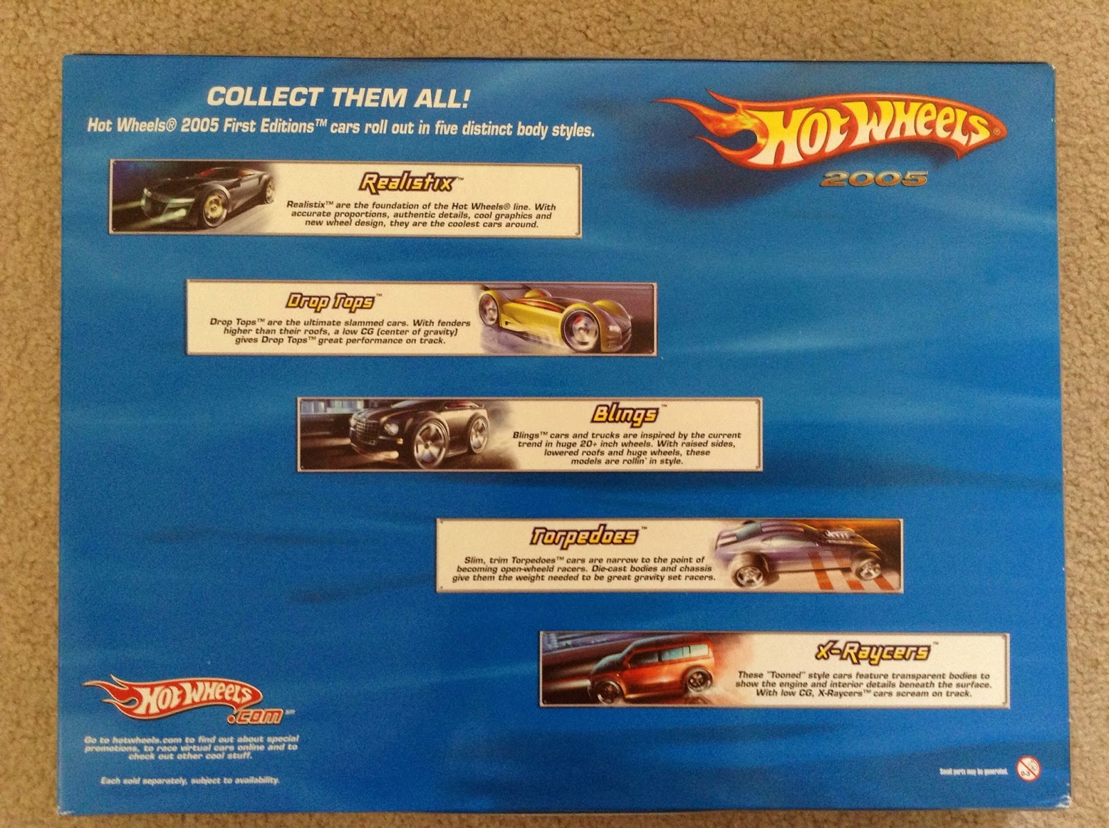 JULIAN'S HOT WHEELS BLOG 2005 Value Pack Part 1 Introduction