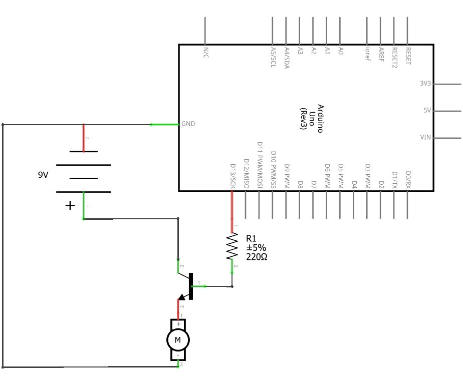 Use Transistor As Motor Driver Basic Arduino Tutorial