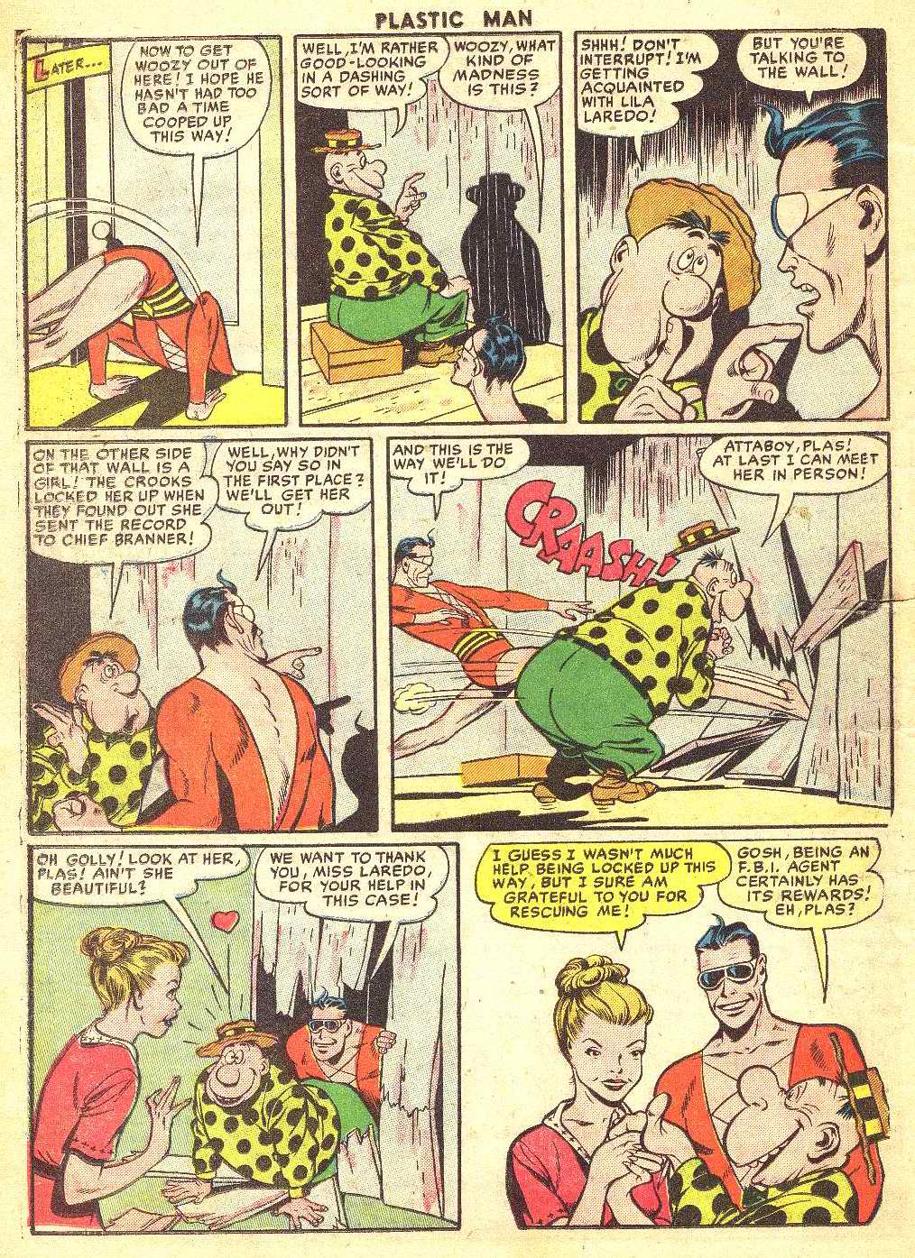 Read online Plastic Man (1943) comic -  Issue #51 - 24
