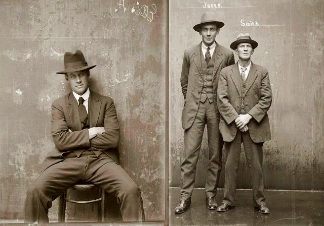 Antiguos retratos de criminales