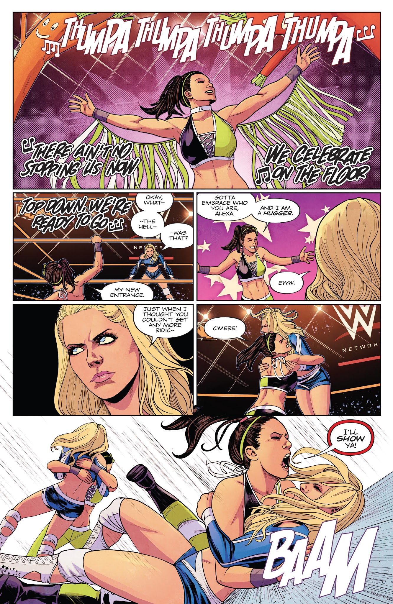 Read online WWE comic -  Issue #14 - 15