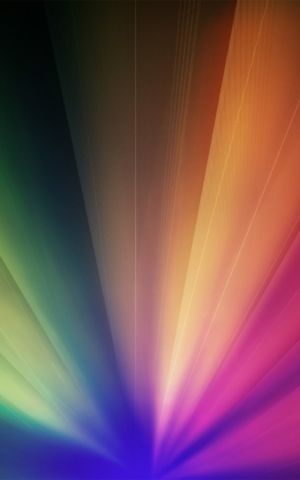 Multicolored Rays Of Light Rainbow  Galaxy Note HD Wallpaper