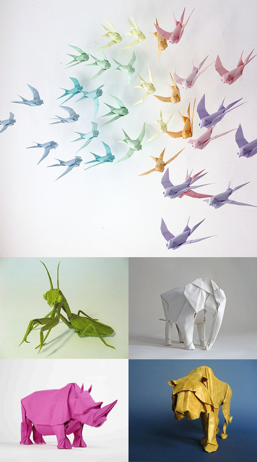 Animales e insectos Origami