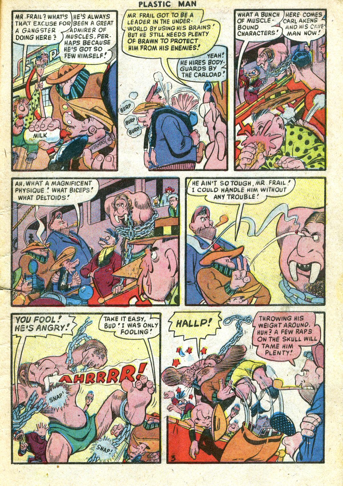 Read online Plastic Man (1943) comic -  Issue #19 - 5