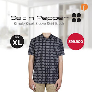 Salt N Pepper Simply Short Sleeve Shirt Size XL Black