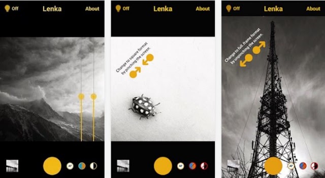 تطبيق | Lenka v1.0.24  للتصوير بمؤثرات اللونين الأبيض و الأسود