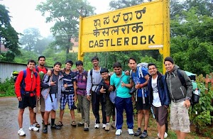 Bangalore Hikers team at Castlerock
