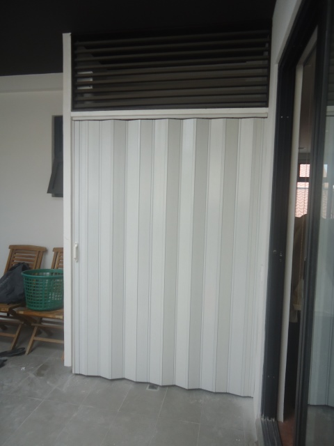 Accordion Door for the Laundry Area in Quezon City, Philippines