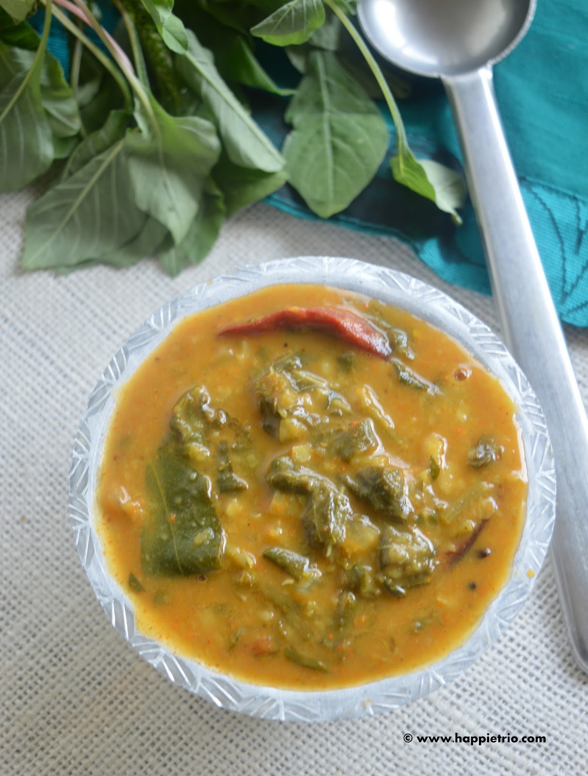 Keerai sambar Greens Sambar Cook with Sharmila