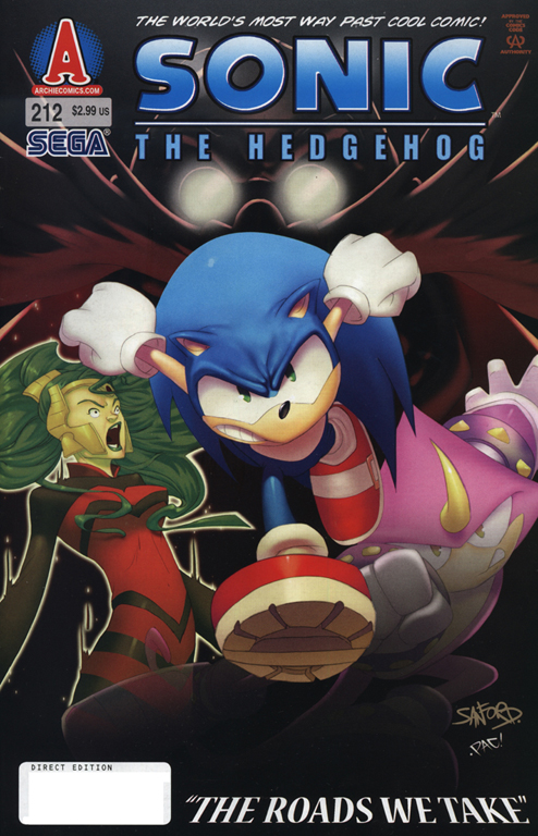 Read online Sonic The Hedgehog comic -  Issue #212 - 1