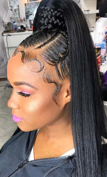 trendy weave ponytails hairstyles