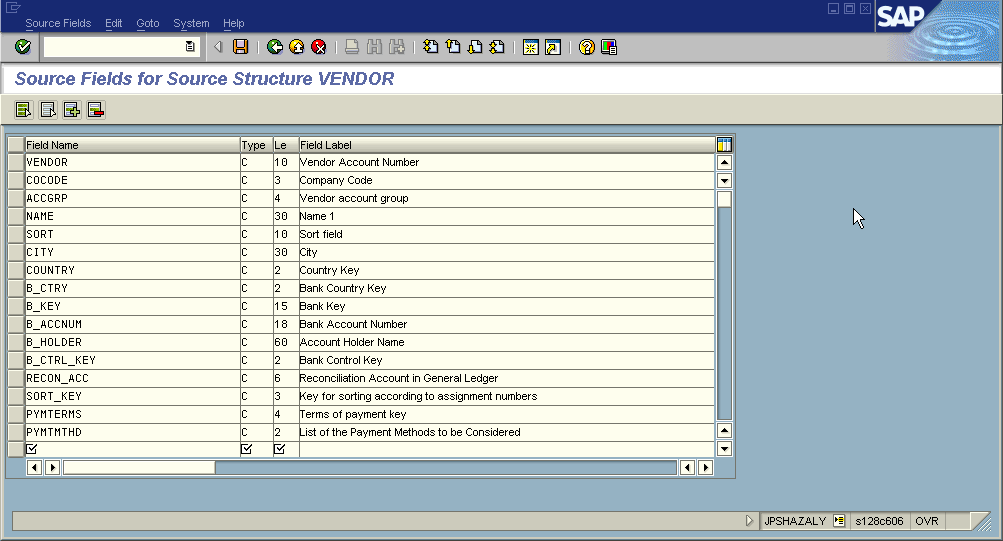SAP FICO Central Mass Creation of Vendor (Supplier) Master Records through LSMW