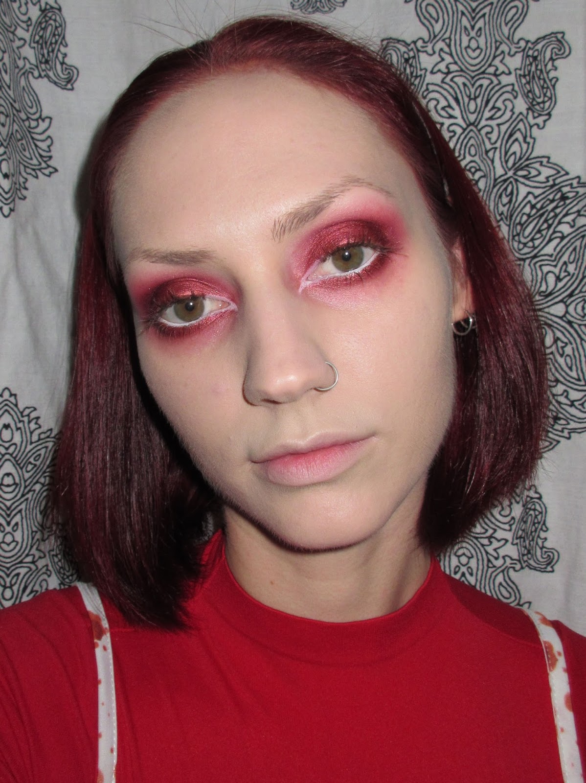 Glitter is my Crack Bloody Halloween Makeup and Outfit