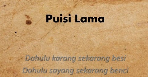 Macam Macam Puisi Lama Puisi Masalah
