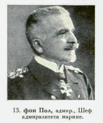 von Pohl, Adm.. Chief of the Naval-Adm.-Staff.