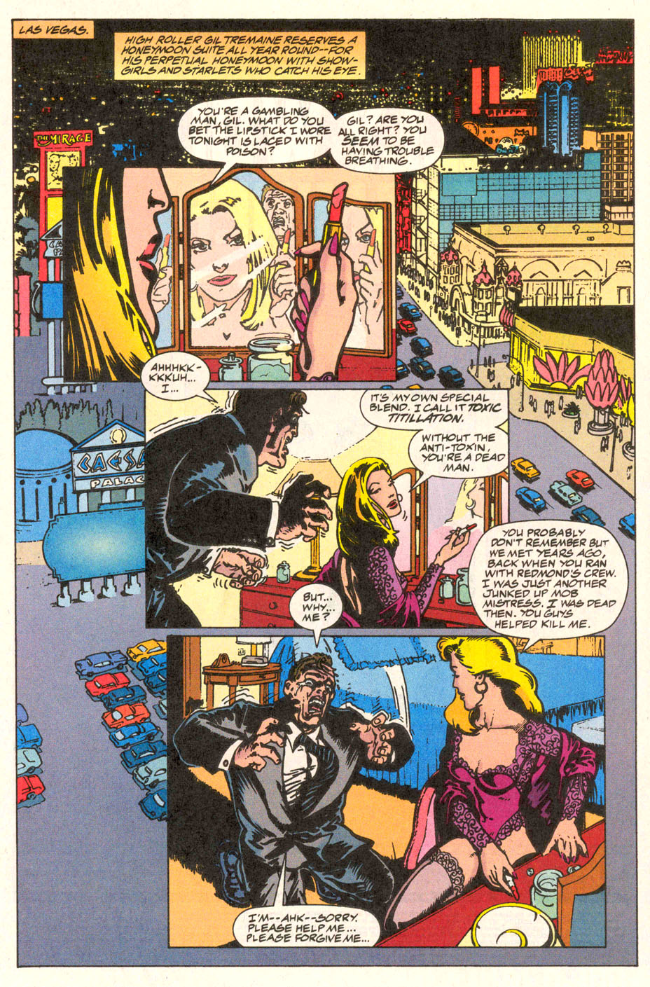 Read online The Punisher (1987) comic -  Issue #96 - Raving Beauty - 3
