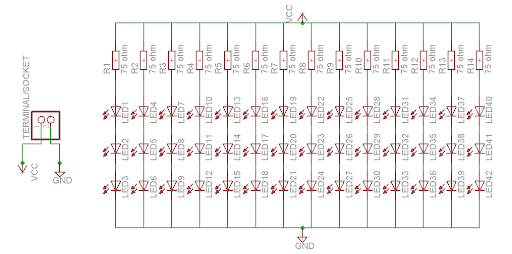 Membuat Layout PCB Rangkaian LED Dengan Eagle