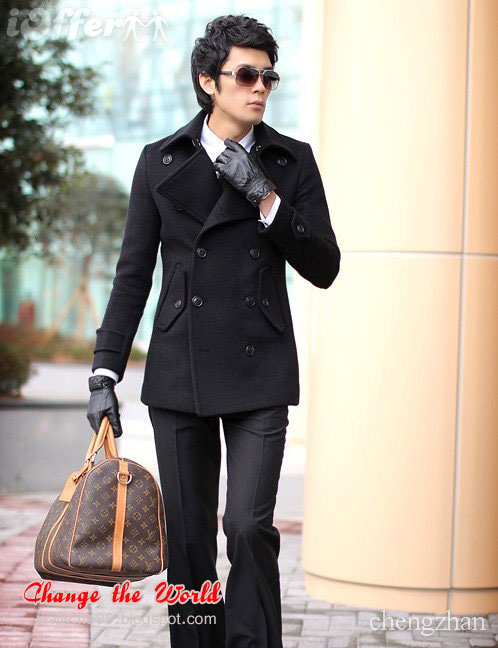 Hertira: Men's Trench Coats | Long wear | Big collar Coats