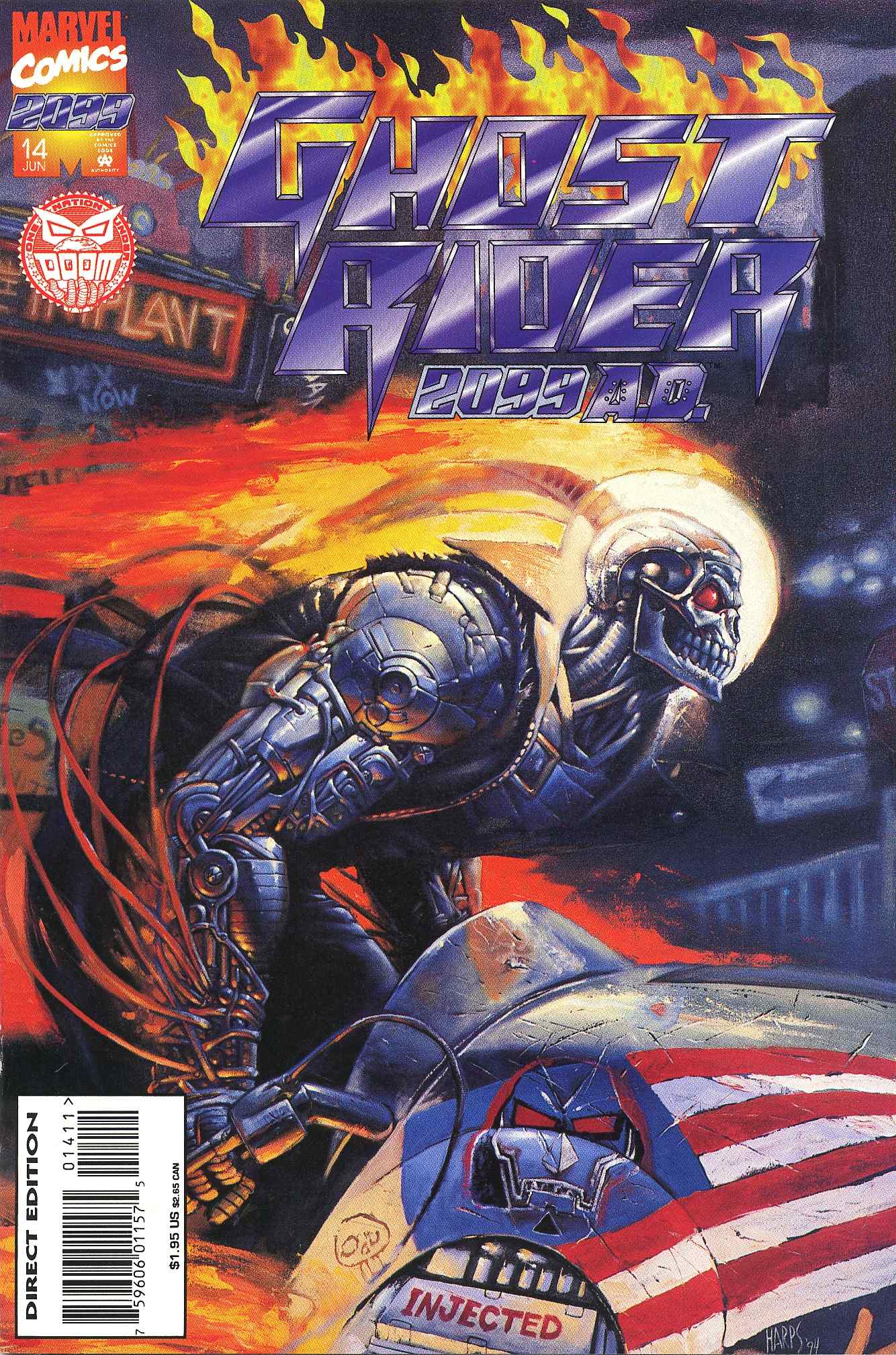 Read online Ghost Rider 2099 comic -  Issue #14 - 1